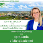 Kandydująca na burmistrza Anna Makowska zaprasza na spotkanie z mieszkańcami
