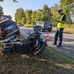 Wjechał w motocyklistę i uciekł