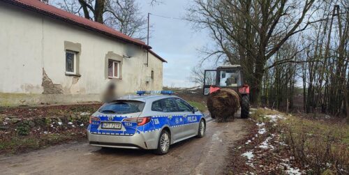 Kompletnie pijany traktorzysta zatrzymany przez gołdapskich policjantów