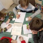 W bibliotece pisali… piórem