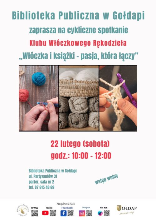 Włóczka i książki – pasja, która łączy