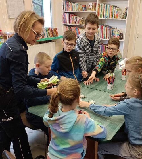 Grabowo. Pierwsze dni ferii w bibliotece