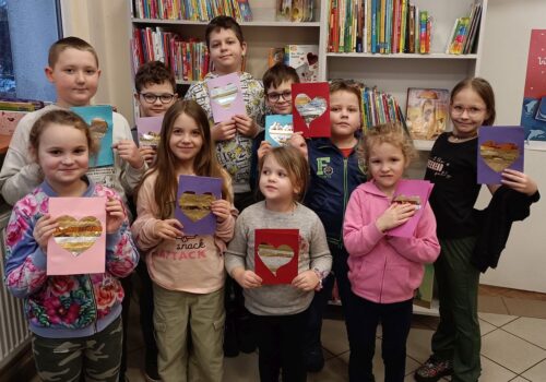 Walentynkowe serce na papierze