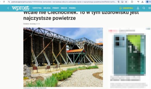 Inni napisali. W którym uzdrowisku jest najczystsze powietrze?