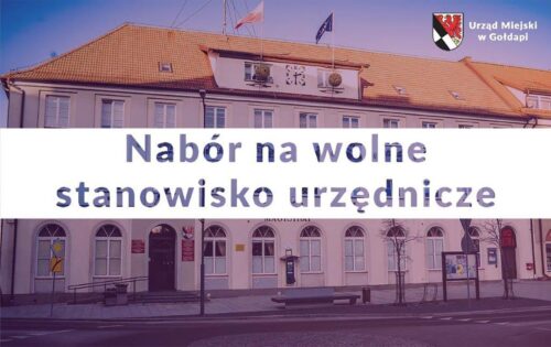 Z Urzędu Miejskiego. Nabór na wolne stanowisko urzędnicze do spraw wymiaru zobowiązań podatkowych