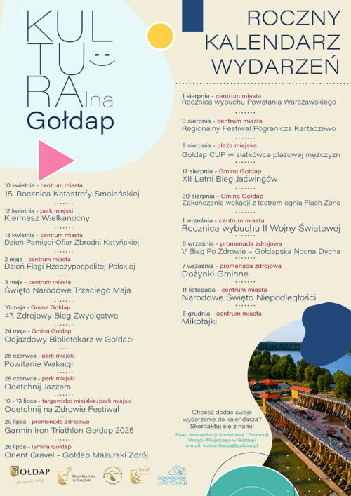 Z Urzędu Miejskiego. KUTURAlna Gołdap poleca się na 2025 rok