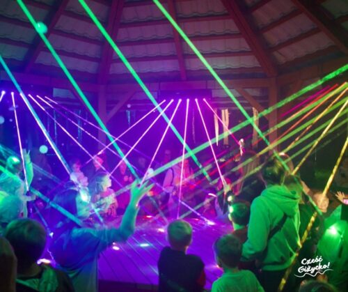 efekty wizualne podczas imprezy