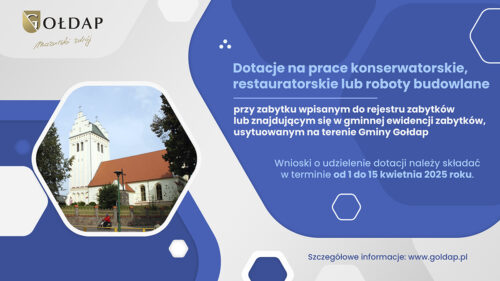 Z Urzędu Miejskiego. Burmistrz ogłosił konkurs na dotacje związane z pracami konserwatorskimi