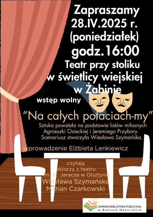 Banie Mazurskie zapraszają na „Teatr przy stoliku”