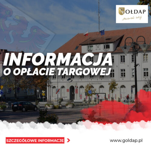 Z Urzędu Miejskiego. Stawka opłaty targowej