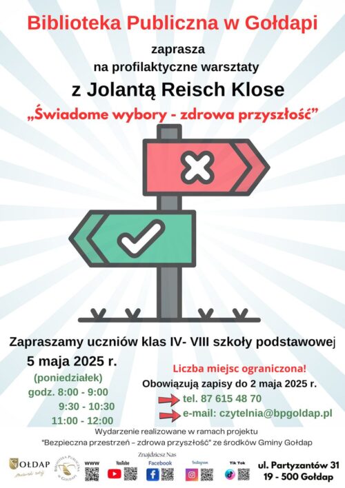 Biblioteka zaprsza na warsztaty