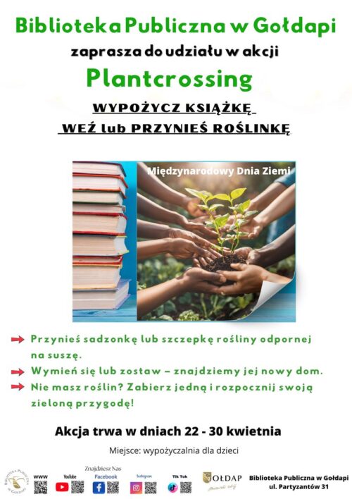 Wypożycz książkę na wiosnę i dołącz do zielonej akcji