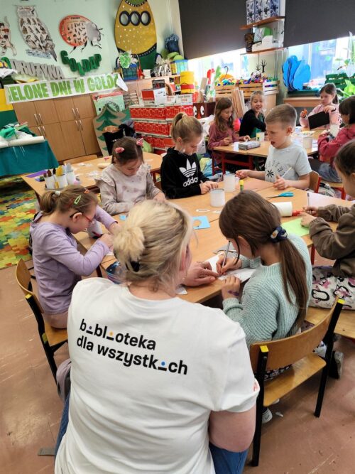 Bibliotekarki poprowadziły warsztaty w ramach „Zielonych Dni…”
