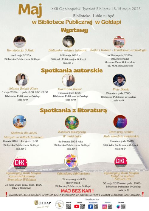 Maj w gołdapskiej Bibliotece Publicznej