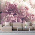 Fototapety do salonu z kwiatami – elegancja, która rozkwita na ścianach