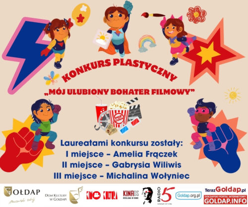 Rozstrzygnięto konkurs plastycznego „Mój ulubiony bohater filmowy”