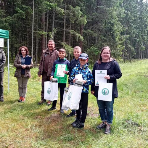 Trekking po Puszczy Rominckiej – sukces uczniów z SP2