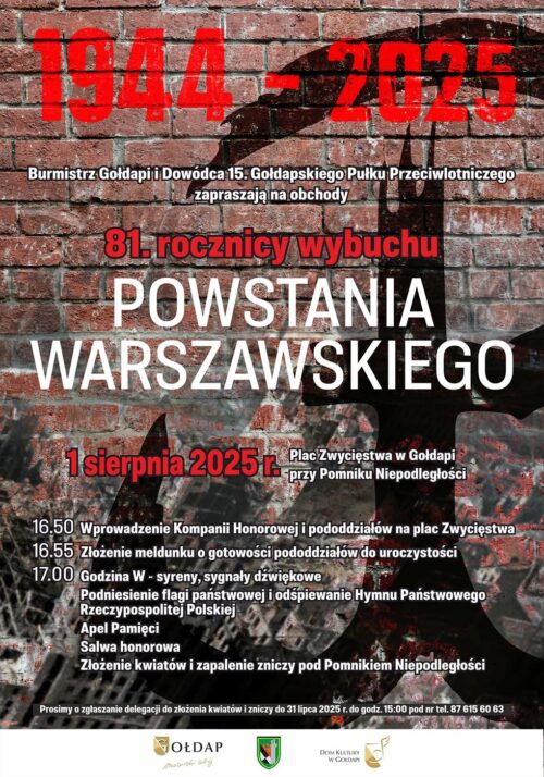 Zbliża się 81. rocznica wybuchu Powstania Warszawskiego
