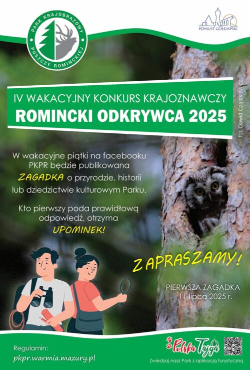 Wakacyjny konkurs „Romincki Odkrywca 2025”