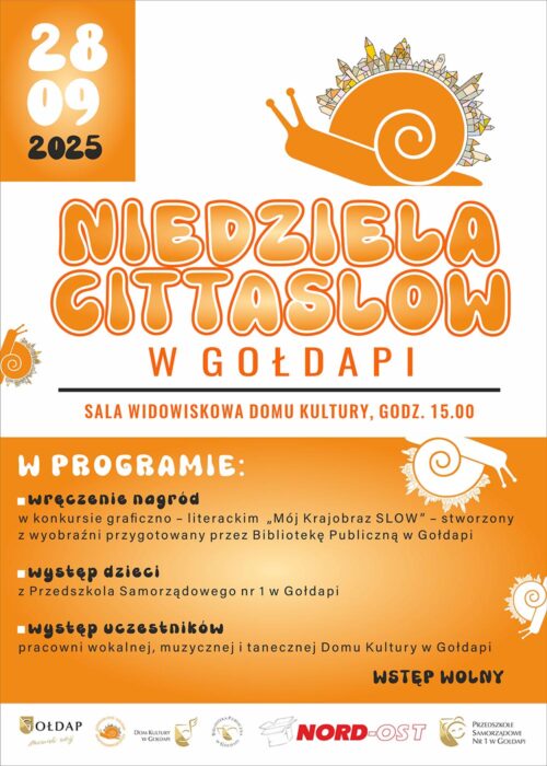 Zapraszamy na Niedzielę Cittaslow w Gołdapi