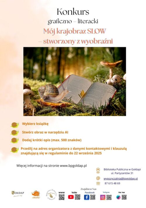 Konkurs graficzno-literacki „Mój krajobraz SLOW – stworzony z wyobraźni”