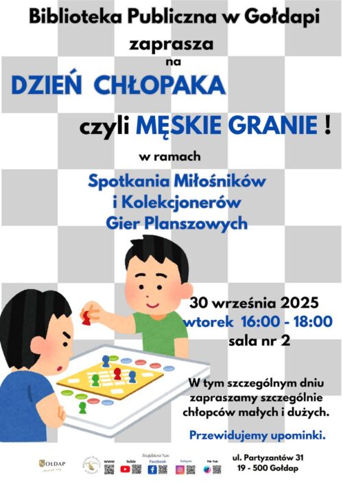 Męskie granie w bibliotece