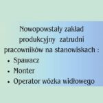 Ogłoszenie. Praca
