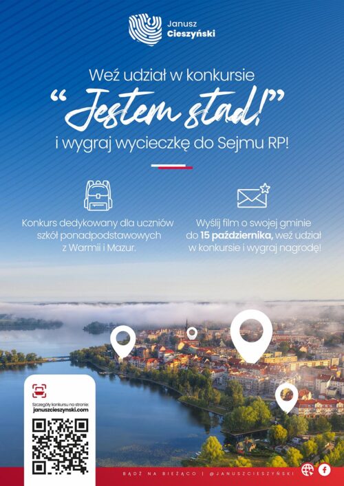 „Jestem stąd” – młodzież pokaże swoje gminy i wygra wycieczkę do Sejmu!