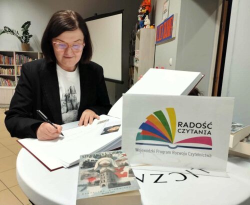 Magdalena Rzewnicka na festiwalu „Radość Czytania”