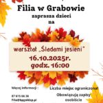 Śladami jesieni – warsztat i wspólne czytanie dla dzieci