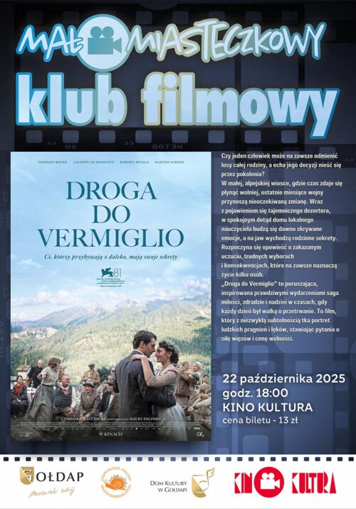 Zapraszamy na spotkanie Małomiasteczkowego Klubu Filmowego