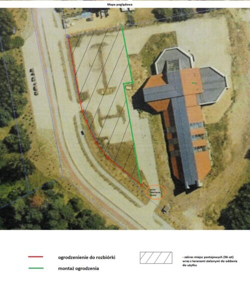 Przed zakładem przyrodoleczniczym będzie parking