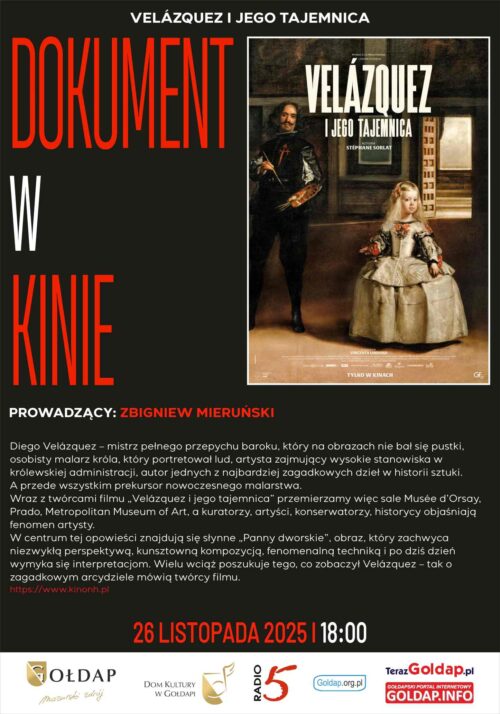Dom Kultury w Gołdapi zaprasza na spotkanie Dokument w Kinie