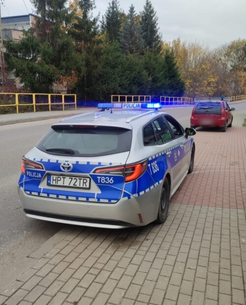 Z Policji. Nietrzeźwy kierowca i wypadek drogowy