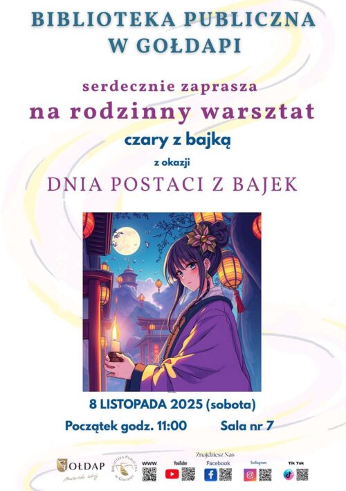 Rodzinne spotkanie z bajką – magia w bibliotece!