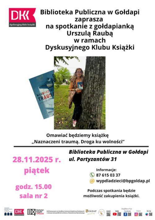 Rozmowy o traumie. Dyskusyjny Klub Książki z Urszulą Raubą