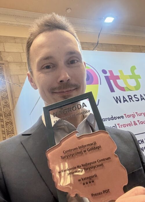 Niegminne Centrum Informacji Turystycznej w Gołdapi trzecim najlepszym w Polsce, wyprzedzając miejskich gigantów