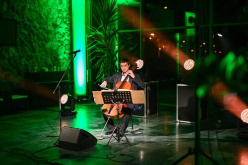 Bardzo ciepło przyjęto gołdapski występ wiolonczelisty