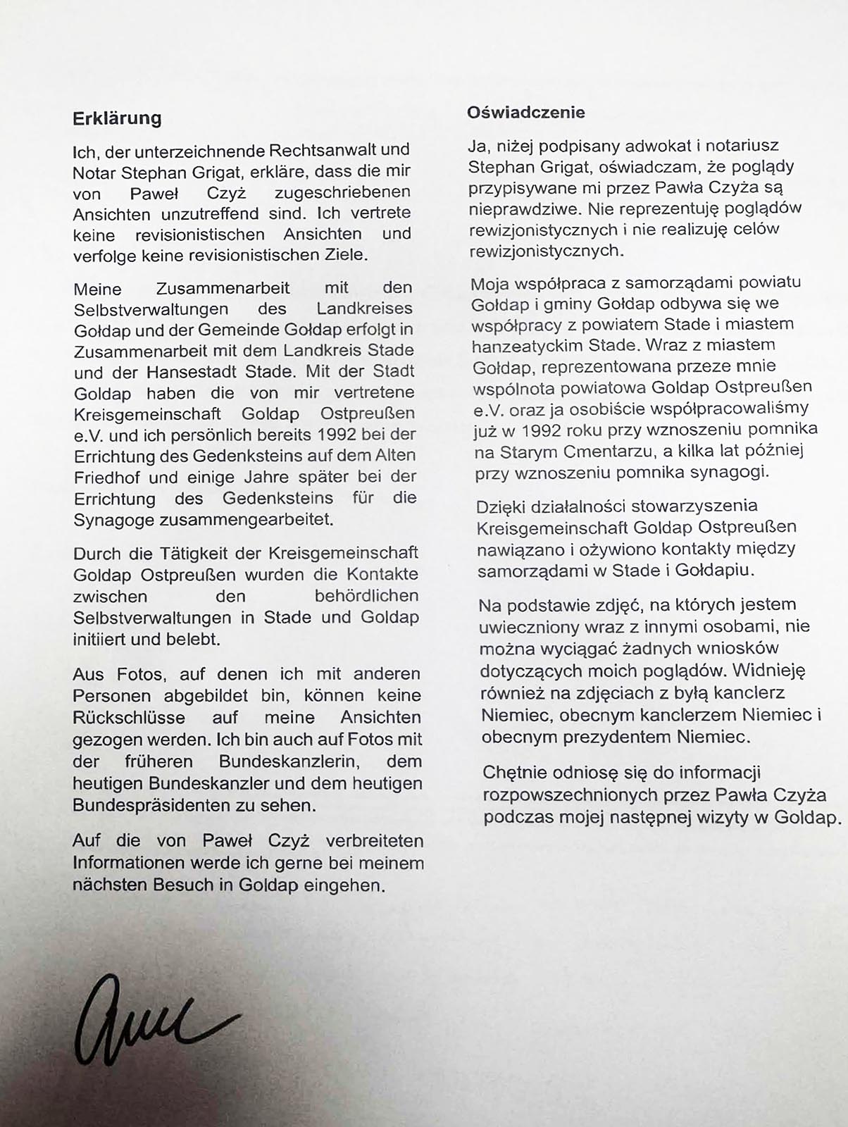 Samorządowcy zareagowali na publiczne wypowiedzi Pawła Czyża