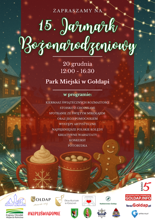 Zapraszamy na 15. Jarmark Bożonarodzeniowy