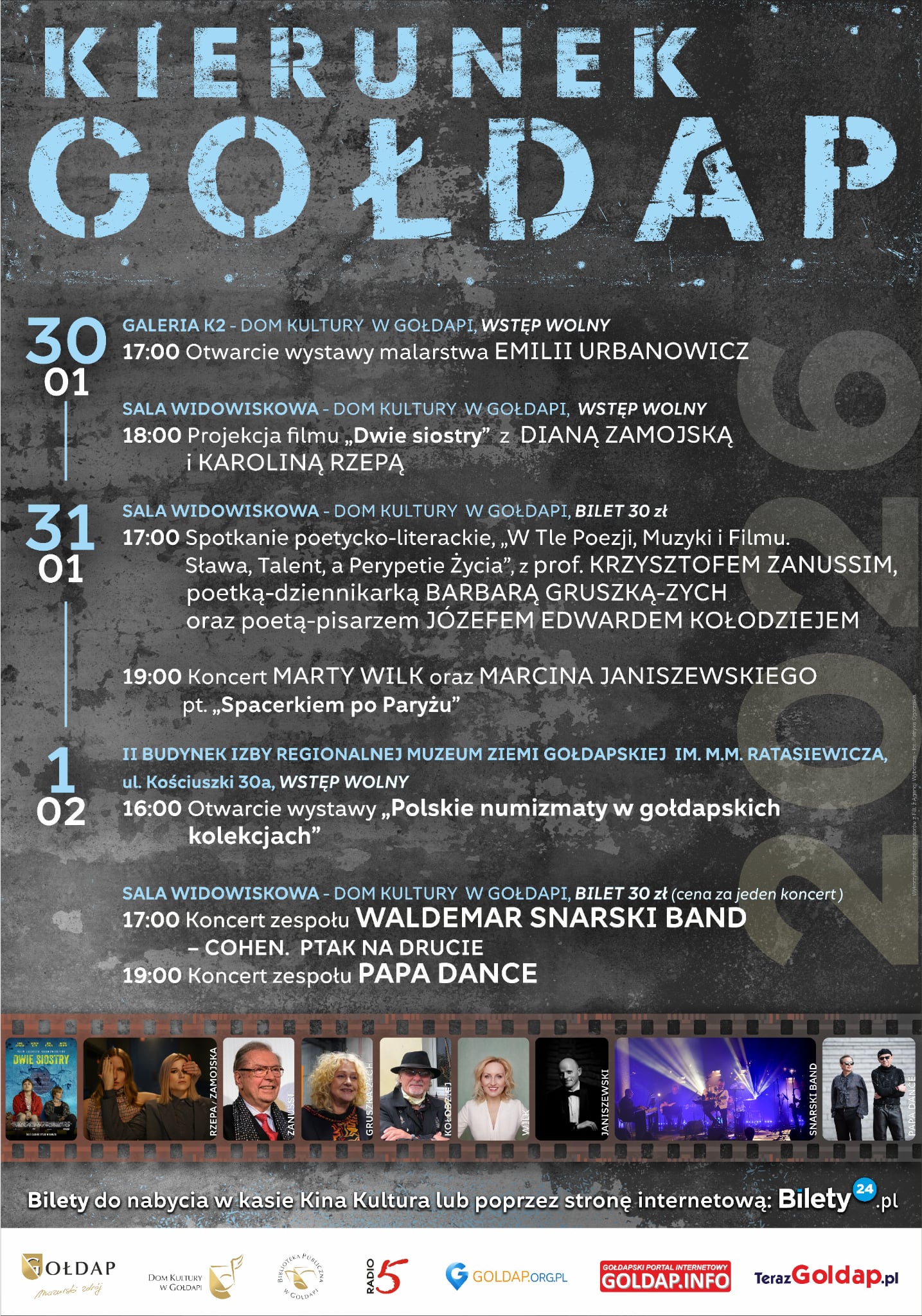 „Kierunek Gołdap” – trzy dni kultury, sztuki i muzyki w gołdapskim Domu Kultury