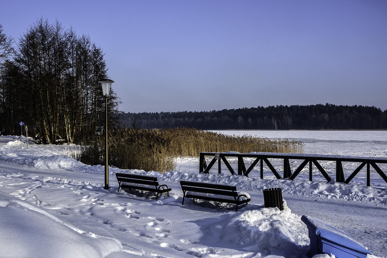 Nad jeziorem Gołdap