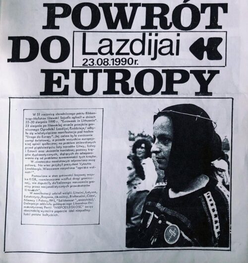 Historia. Gołdap zawsze blisko Litwy. Przed 35 Laty w Gołdapi wspierano niepodległą Litwę