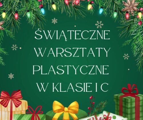 Świąteczne warsztaty plastyczne z udziałem rodziców