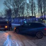 Kolizja w Linowie. Gołdapscy policjanci apelują o ostrożność na drodze!