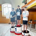 Uczniowie „Piątki” na medalowych miejscach podczas Mistrzostw Gołdapi w Pływaniu