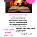 DKK w Grabowie. Spotkanie z książką „Ze wspomnień szczęściarza”