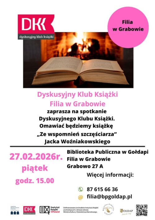 DKK w Grabowie. Spotkanie z książką „Ze wspomnień szczęściarza”