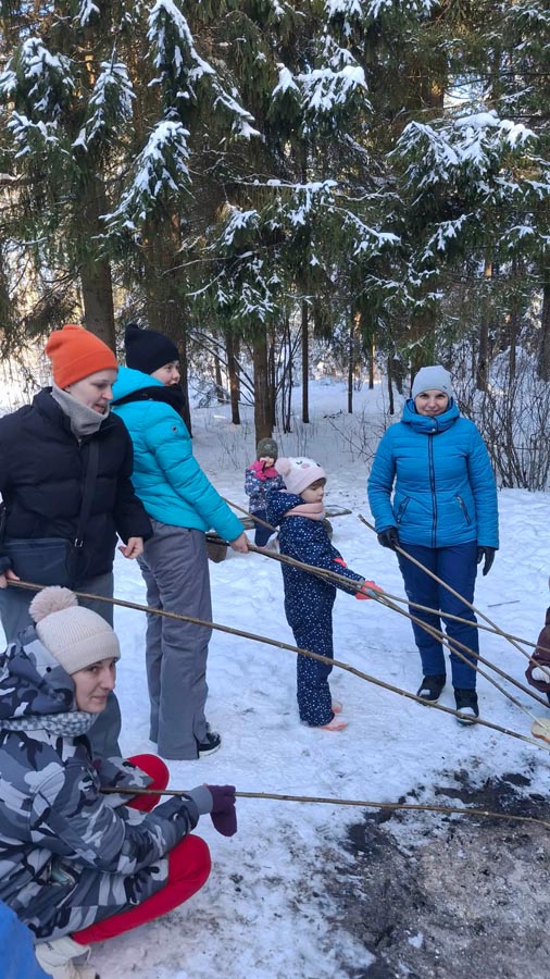 Kulig rodzinny w Przedszkolu Samorządowym nr 1
