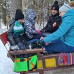 Kulig rodzinny w Przedszkolu Samorządowym nr 1